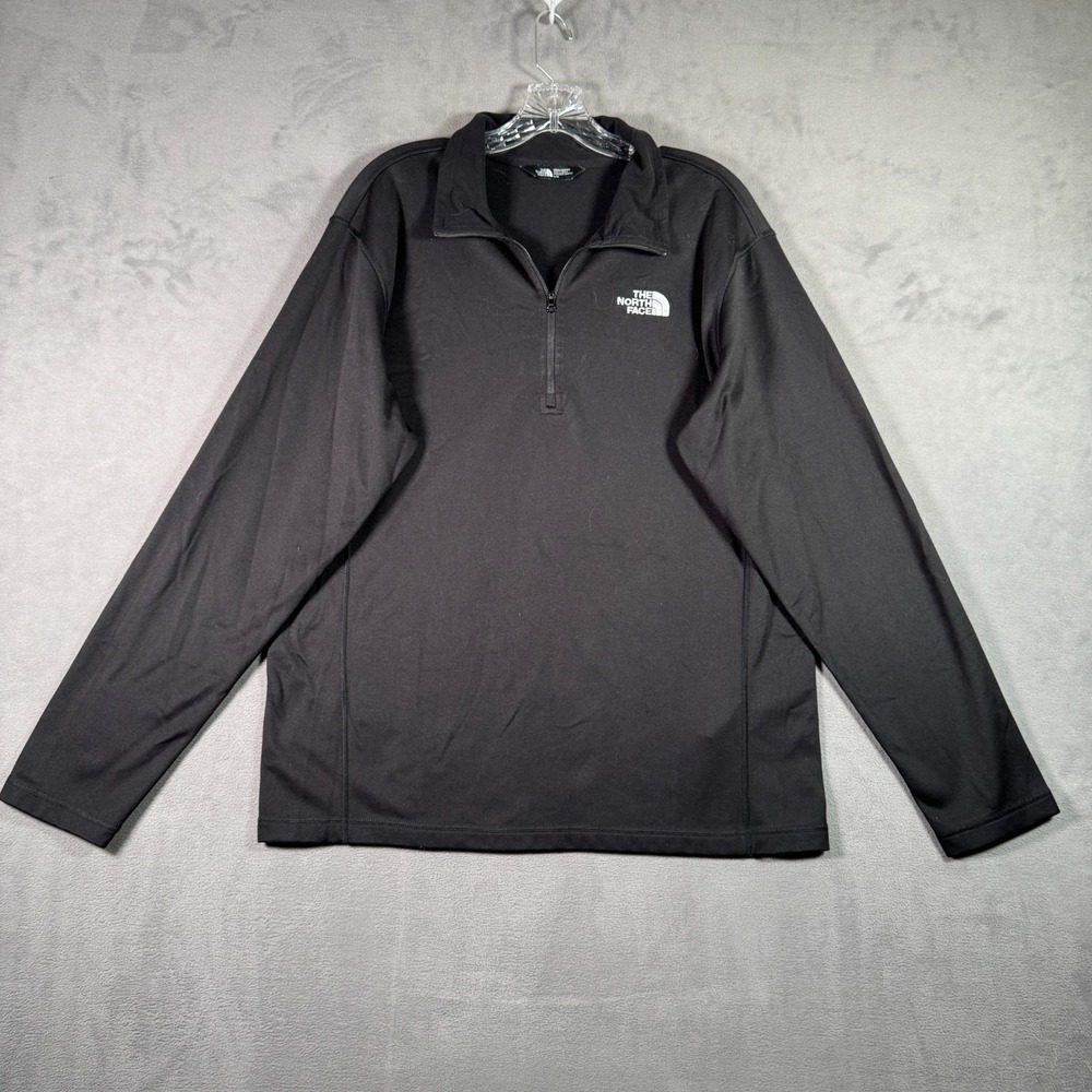 The North Face Shirt‎ Mens L Black 1/4 Zip Performance Activewear Tech Hiking